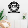 Custom Metal Sign - Proud Father - Father's Day Gift