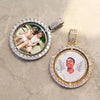 Custom Double Sided Spinning Photo Pendant Necklace