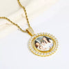 Custom Double Sided Spinning Photo Pendant Necklace