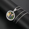 Custom Double Sided Spinning Photo Pendant Necklace
