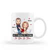 It Started With A Message - Couple Personalized Mug - Anniversary Gift For Wife