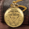 From First Kiss To Last Breath - Personalized Pocket Watch 1