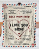 Best Mom Ever Blanket - Mother's Day Gift