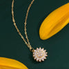 Spinning Sunflower Necklace & Bracelet -  A Calming and Relaxing Accessory For Women