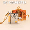 For Daughter - I'm Always With You Book Necklace
