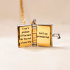 For Daughter - I'm Always With You Book Necklace