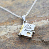 My Little Star Book Necklace for Daughter - Birthday Graduation Gift From Dad Mom