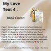 Engraved Message My Love Book Necklace | Romantic Gift For Wife