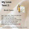 Engraved Message My Love Book Necklace | Romantic Gift For Wife