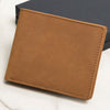 Leather Engraved Wallet - Believe Deep In Your Heart - Graduation, Birthday Gift For Son