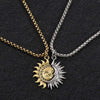 Sun Moon Matching Couple Necklace - Unique Gift for Couples