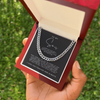 Son I Closed My Eyes - Cuban Link Chain - Birthday, Graduation Gift For Son