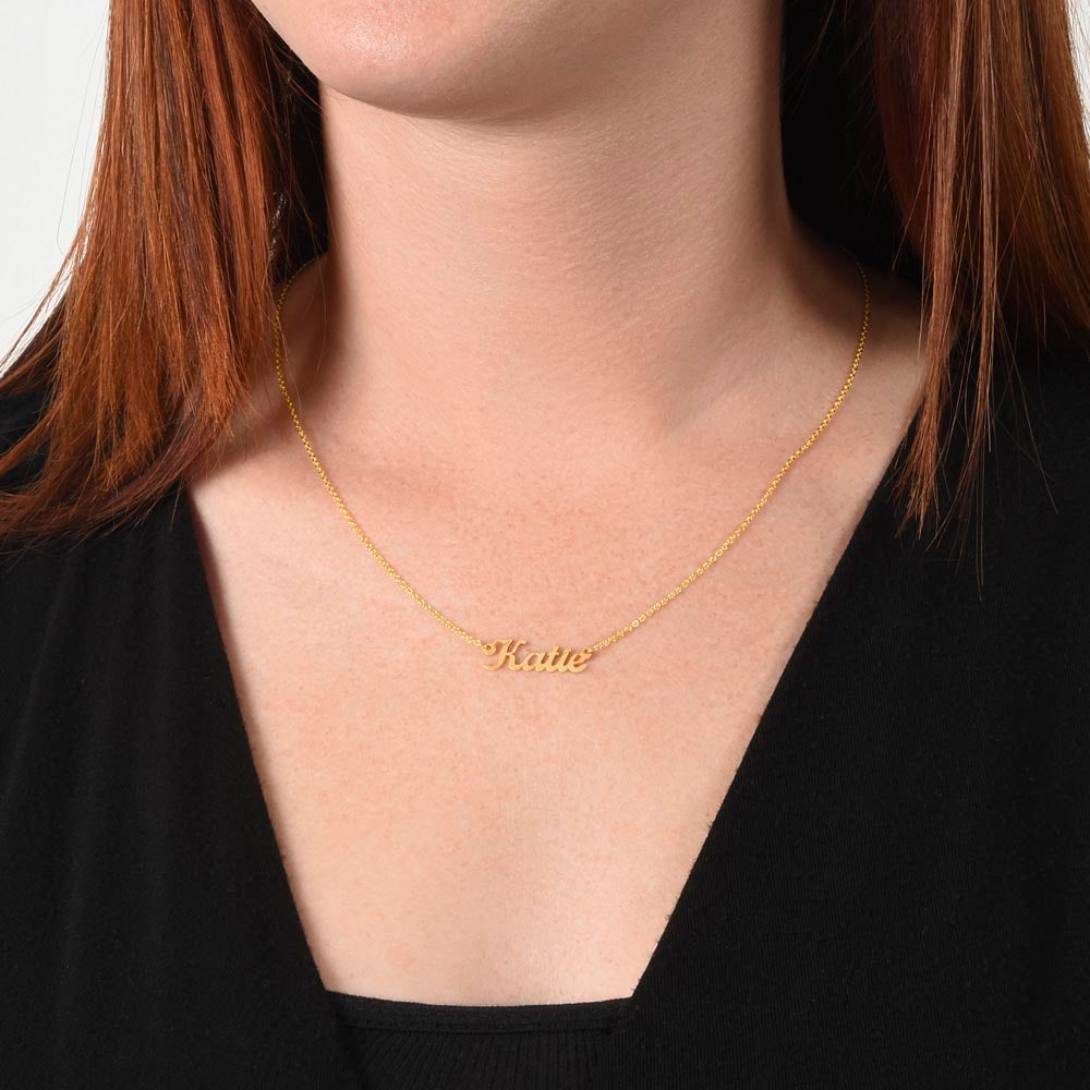 Custom Name Necklace - Anniversary Gift For Her