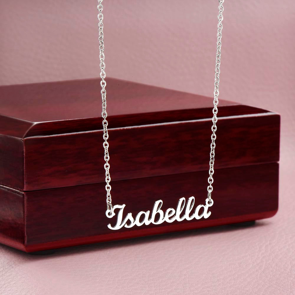 Custom Name Necklace - Anniversary Gift For Her