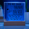 Dad You Are The Greatest - Acrylic Plaque - Father's Day Gift For Dad