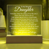 To My Beautiful Daughter - Beautiful Chapters - Acrylic Lamp