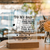 Dad You Are The Greatest - Acrylic Plaque - Father's Day Gift For Dad