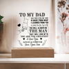 Dad You Are The Greatest - Acrylic Plaque - Father's Day Gift For Dad