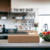 Dad You Are The Greatest - Acrylic Plaque - Father's Day Gift For Dad