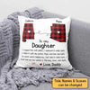 Pillow Hope And Love And Light - Personalized Pillow - Gift For Family Members - Couples Gift Idea