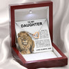 To My Daughter | This Old Lion | Interlocking Hearts necklace Christmas Birthday Gifts