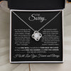 I'm Sorry | Valentine Day Gift For Her | Love Knot Necklace