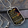 To My Son - I Will Always Have Your Back, DogTag Necklace Gift