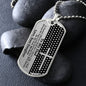 To My Dad - My Hero - Dog Tag Necklace