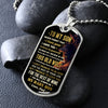 To My Son - I Will Always Have Your Back, DogTag Necklace Gift