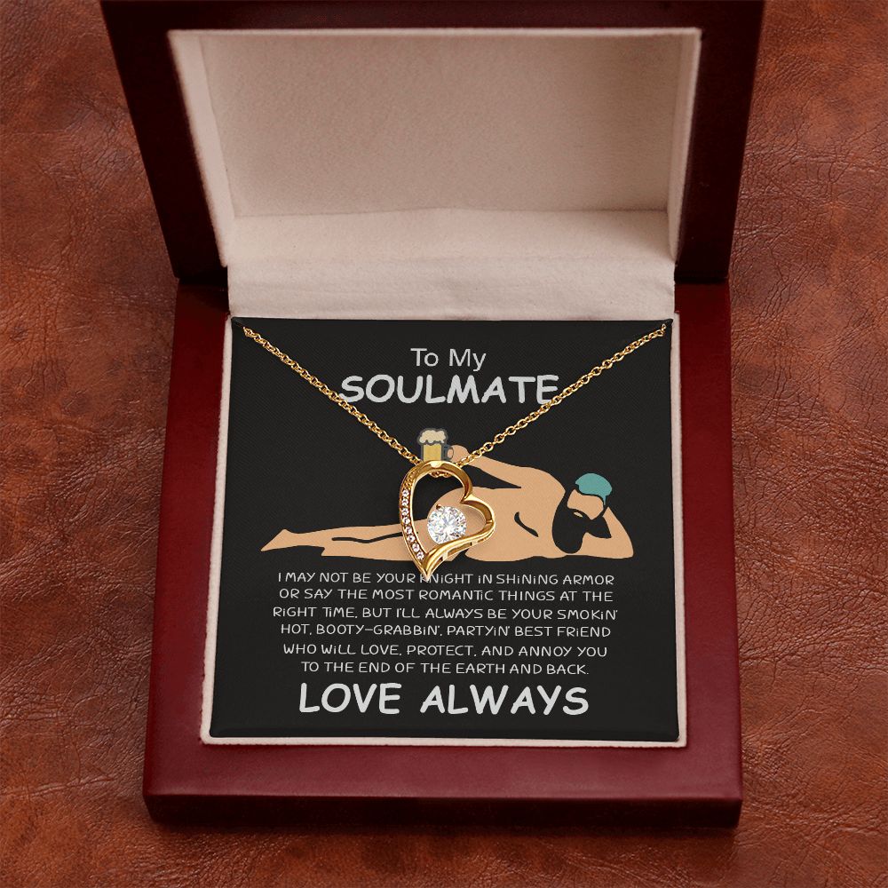 Soulmate Romantic Things, Forever Love Necklace, Perfect Gift for Soulmate