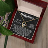 To My Daughter, Believe In Yourself, Forever Love Necklace, Gift For Daughter From Dad