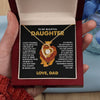 Daughter Your Journey In Life, Forever Love Necklace, Gift for Daughter from Dad