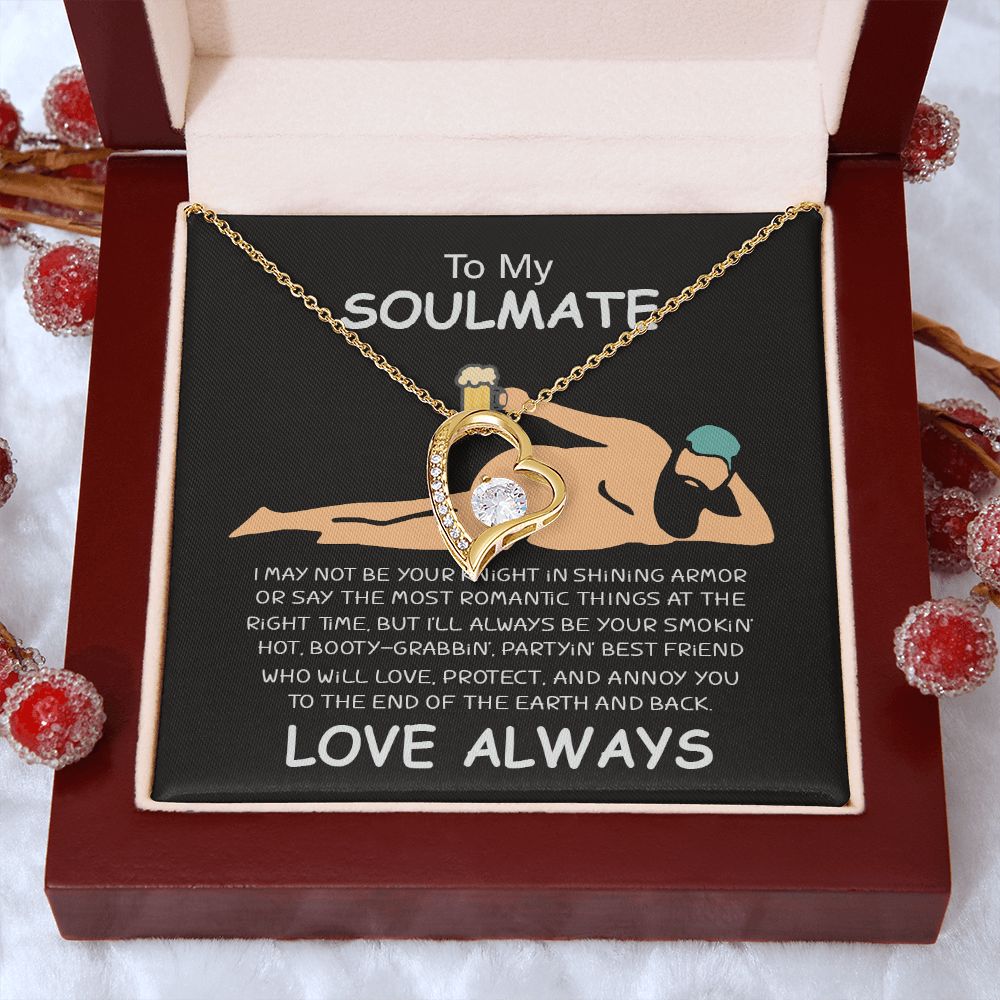 Soulmate Romantic Things, Forever Love Necklace, Perfect Gift for Soulmate