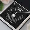 To My Loving Mom - Gifts for Mom From Son - You Are The World - Eternal Hope Necklace