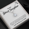 To My Bonus Daughter - Shine Like The Brightest Star - Eternal Hope Necklace