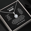 To My Loving Mom - Gifts for Mom From Son - You Are The World - Eternal Hope Necklace