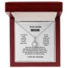 To My Loving Mom - Gifts for Mom From Son - Forever Grateful - Eternal Hope Necklace