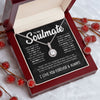 To My Beautiful Soulmate - My Missing Piece - Eternal Hope Necklace - Christmas Gift Idea