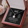 To My Loving Mom - Gifts for Mom From Son - You Are The World - Eternal Hope Necklace