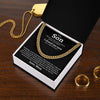 To My Son - My Heart - Cuban Link Chain Necklace