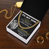To My Son From Dad | I Believe In You | Cuban Link Necklace