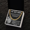 To My Son From Dad | Always In Your Heart | Cuban Link Chain