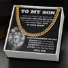 To My Son From Dad | Always In Your Heart | Cuban Link Chain