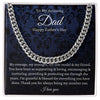 To My Dad - My Role Model - Cuban Link Chain Necklace