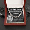 To My Son From Dad | Always In Your Heart | Cuban Link Chain
