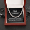 To My Dear Son - Stay Strong - Cuban Link Chain Necklace