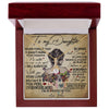 To My Daughter - Be Brave - Alluring Beauty Necklace