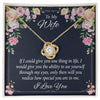 To My Wife - Thank You - Love Knot Necklace