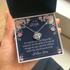 To My Wife - Thank You - Love Knot Necklace