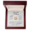 To My Caring Mom - My Mom Forever - Love Knot Necklace